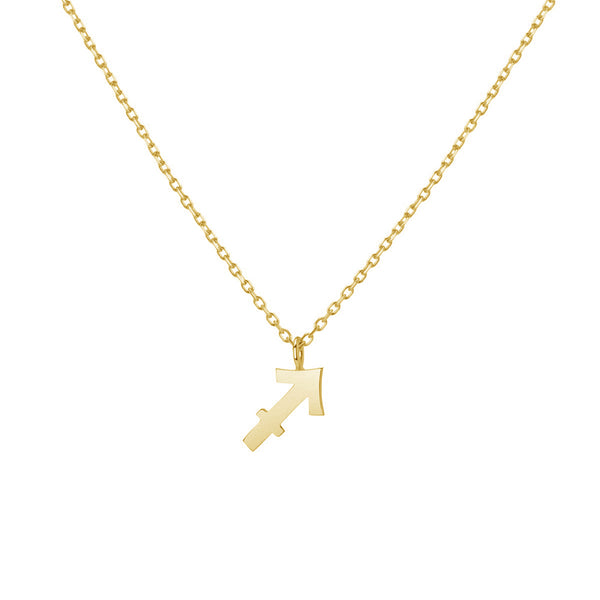 FX0354 925 Sterling Silver Sagittarius Pendant Necklace