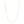 FX0453 925 Sterling Silver Single Station Zircon Necklace