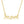 FX0491 925 Sterling Silver Gold Mom Pendant Necklace