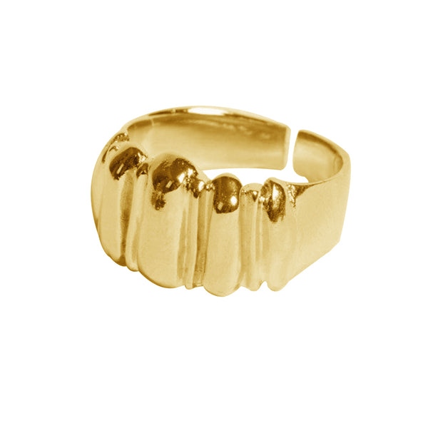 FJ0528 925 Sterling Silver Chunky Open Ring