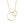 FX0259 925 Sterling Silver Connection Circle Necklace