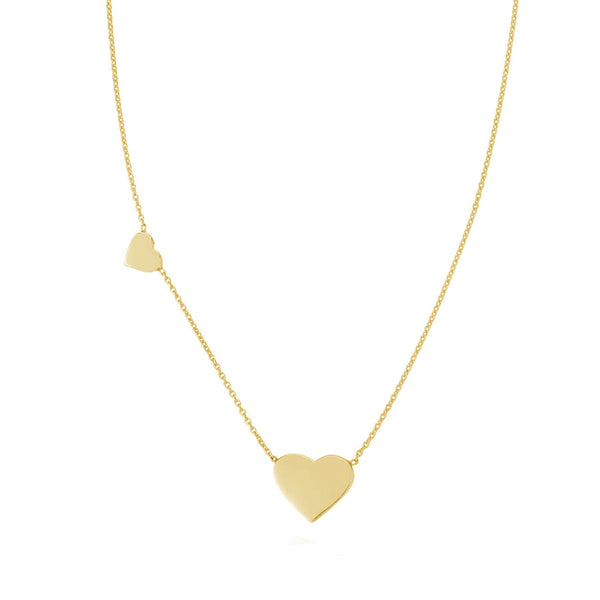 FX0561 925 Sterling Silver Mini Heart Necklace