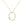 FX0406 925 Sterling Silver Big Oval Circle Necklace