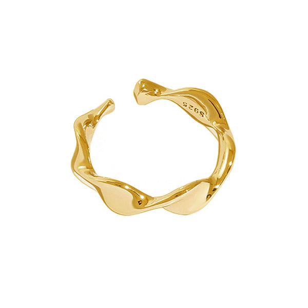 RHJ1034 Wavy Open Ring