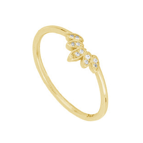 FJ0181 925 Sterling Silver Crown Ring