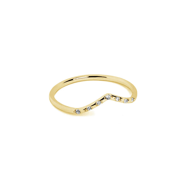 FJ0344 925 Sterling Silver Trendy Zircon Pave Ring