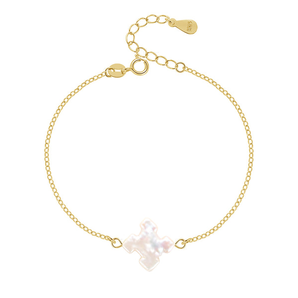 FS0234 925 Sterling Silver Natural Pearl Bracelets