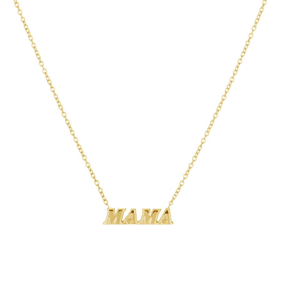 FX0438 925 Sterling Silver Fashion Design Mama Necklace