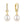 FE1722 925 Sterling Silver Freshwater Pearl Earrings
