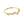 FJ0458 925 Sterling Silver Estellar Gold Cubic Zircon Ring