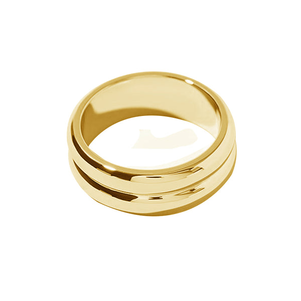 FJ0507 925 Sterling Silver Double Band Fashionable Ring