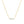 FX0872 925 Sterling Silver Baguette Cubic Zirconia Horizontal NecklaceS