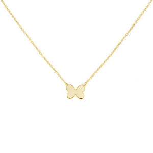 FX0190 925 Sterling Silver Butterfly Necklace