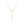 FX0909 925 Sterling Silver Pave CZ Vertical Bar Lasso Lariat Necklace