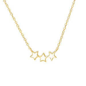 FX0005 925 Sterling Silver Star Necklace