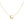 FX0560 925 Sterling Silver Crescent Pendant Necklace