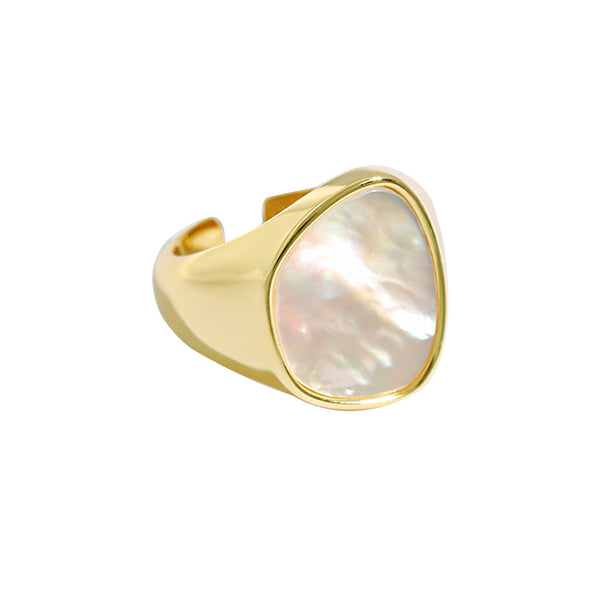 S925 RHJ1002 Fritillaria Women Open Ring