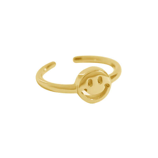 RHJ1037 Happy Smiley Face Ring