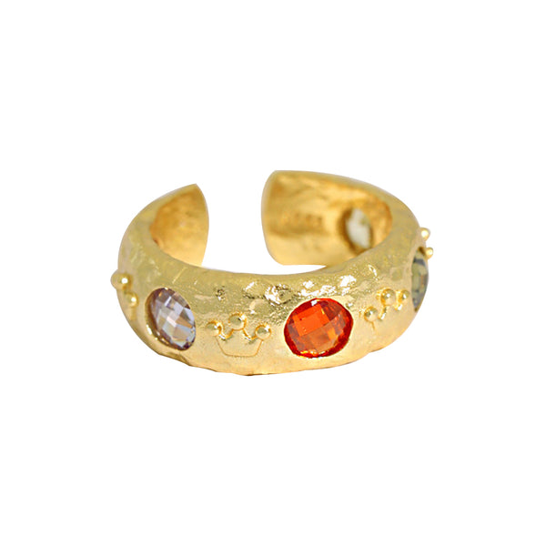 S925 RHJ1006 Cubic Zirconia Open Ring