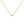 FX0546 925 Sterling Silver Gold Ball Pendant Necklace