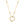 FX0044 925 Sterling Silver Basic Halo Pendant Necklace