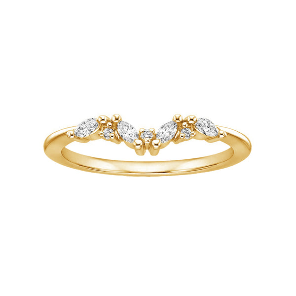 FJ0679 925 Sterling Silver Cubic Zircon Gold Ring