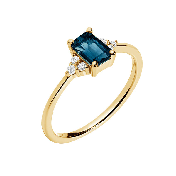 FJ0469 925 Sterling Silver CZ Vintage Emerald Cut Ring