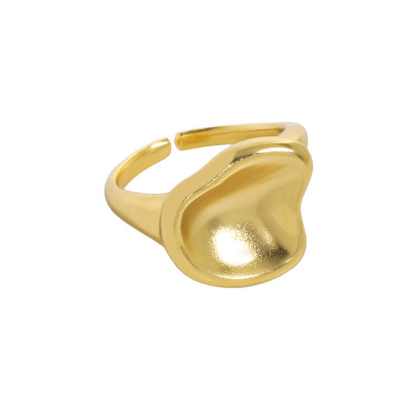 RHJ1055 Geometric Irregular Open Ring