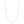FX0453 925 Sterling Silver Single Station Zircon Necklace