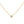 FX0718 925 Sterling Silver Single Cubic Zirconia Pendant Necklace