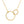 FX0407 925 Sterling Silver Connection Circle Necklace