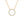 FX0636 925 Sterling Silver Circle Pearl Pendant Necklace
