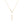 FX0909 925 Sterling Silver Pave CZ Vertical Bar Lasso Lariat Necklace
