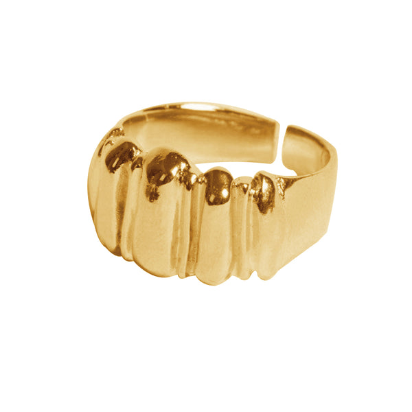 FJ0528 925 Sterling Silver Chunky Open Ring