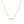 FX0872 925 Sterling Silver Baguette Cubic Zirconia Horizontal NecklaceS
