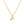 FX0542 925 Sterling Silver Letter Pendant Necklace