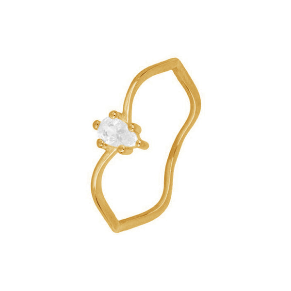 FJ0354 925 Sterling Silver Cubic Zirconia Ring