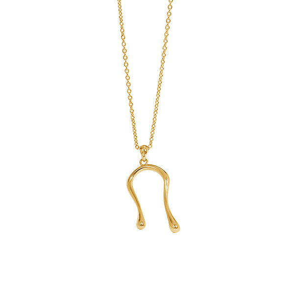 RHX1025 U Shape Pendant Necklace