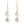 FE1689 925 Sterling Silver Freshwater Pearl Earrings