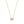 FX0858 925 Sterling Silver Single Big CZ Women Necklace