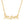 FX0491 925 Sterling Silver Gold Mom Pendant Necklace
