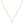 FX0822 925 Sterling Silver Gold Chain Lucky Eye Necklace