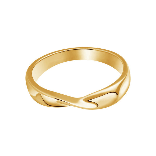 FJ0522 925 Sterling Silver Special Gold Ring