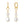 FE1703 925 Sterling Silver Natural Pearl Earrings