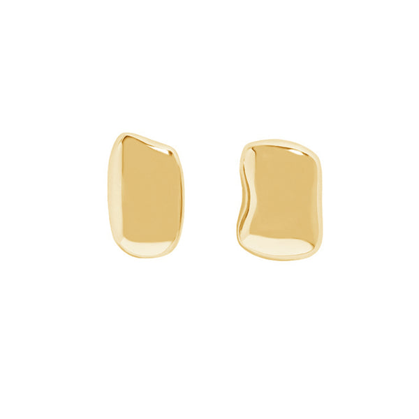 RHE1051 S925 Irregular Geometry Stud Earring