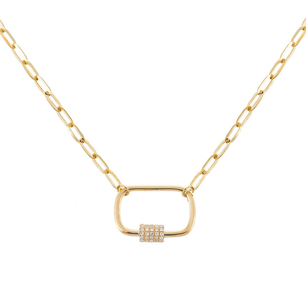 FX0228 925 Sterling Silver Gold Chain Necklace