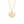 FX0423 925 Sterling Silver Classic Heart Zircon Necklace