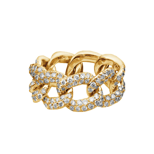 FJ0553 925 Sterling Silver Zirconia Knot Link Ring