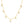 FX0257 925 Sterling Silver Clover Beaded Necklace