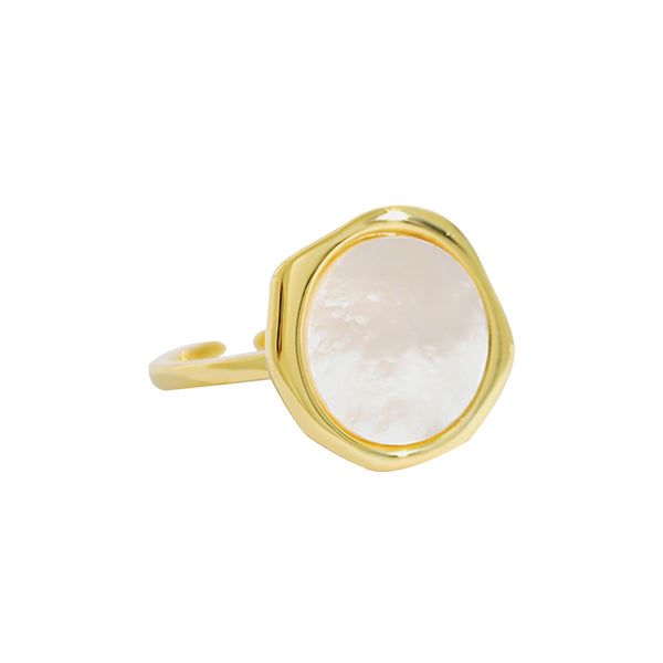 S925 RHJ1003 Fritillaria Adjustable Ring